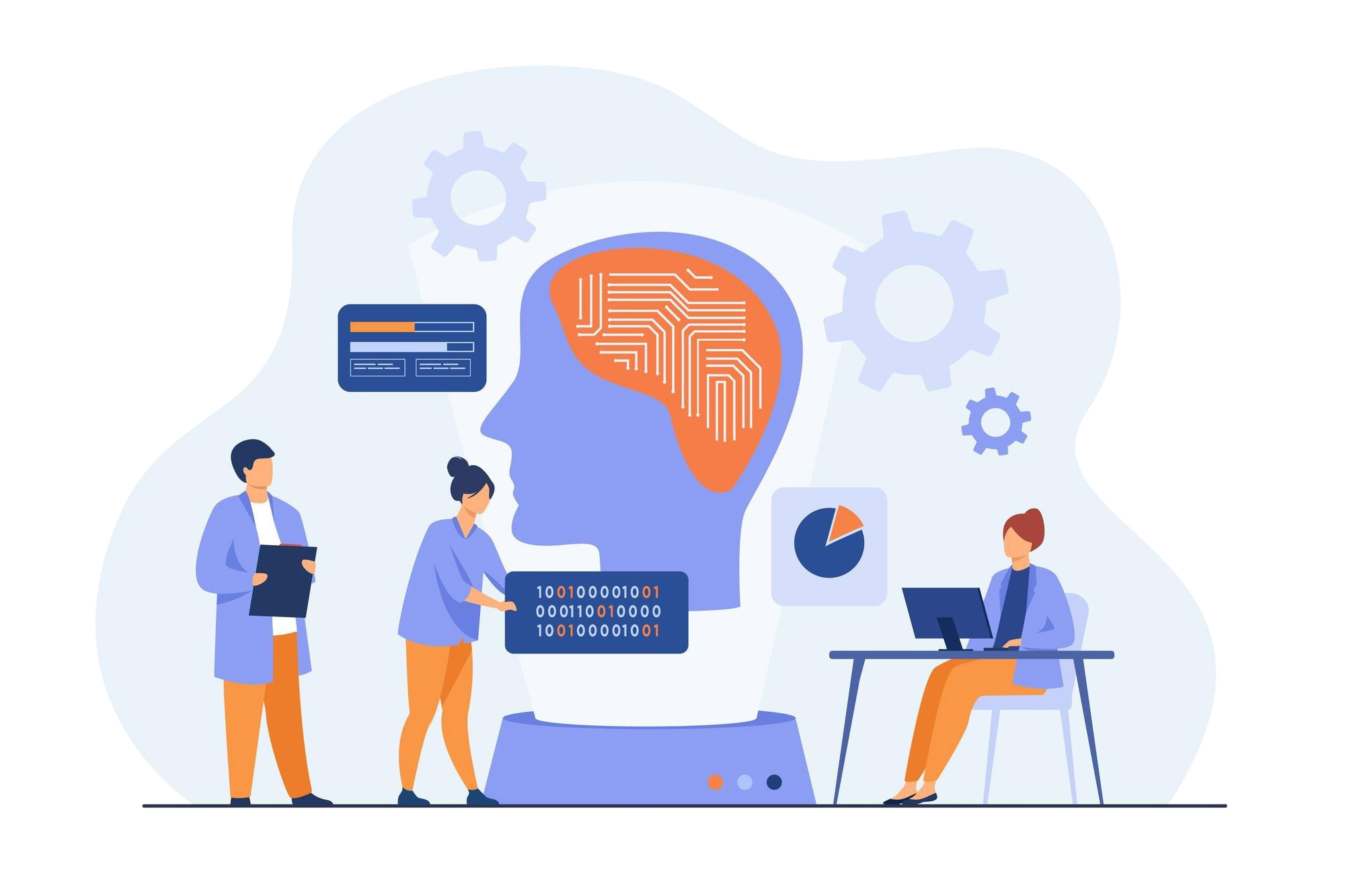 scientists-studying-neural-connections-programmers-writing-codes-machine-brain