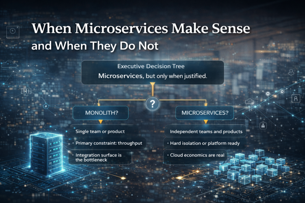 Monolith vs Microservices: A Decision Framework - Averroa